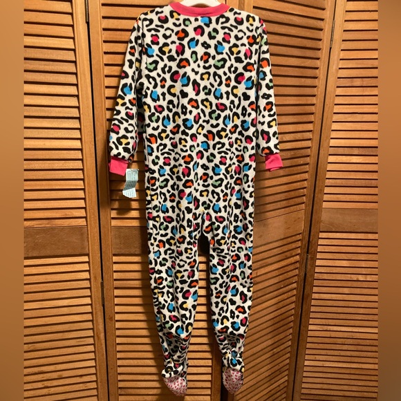 Circo Colorful Fleece Onesie Pajamas with Feet - Picture 2 of 14